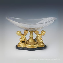 Jarrón De Cristal Estatua Ángulo Cupido Escultura De Bronce Tpgp-026